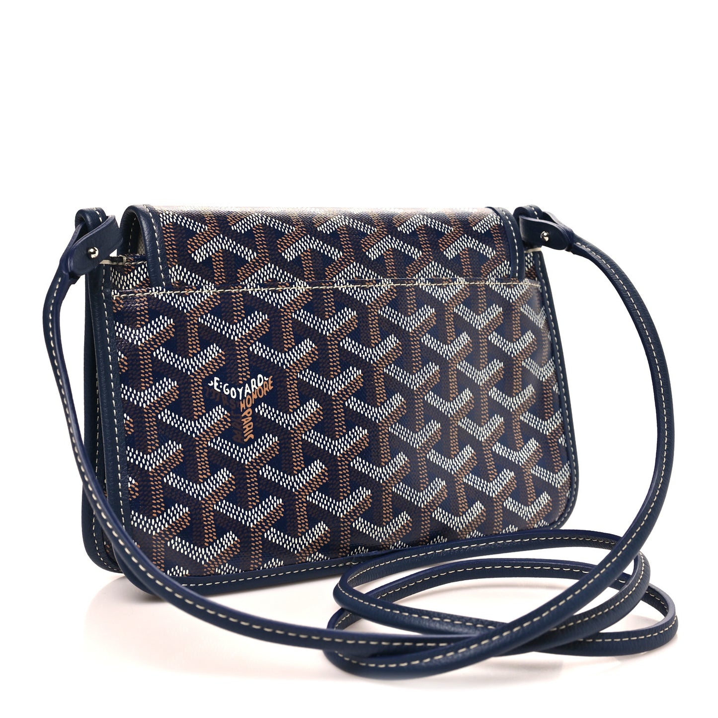 Goyardine Plumet Wallet Clutch Navy