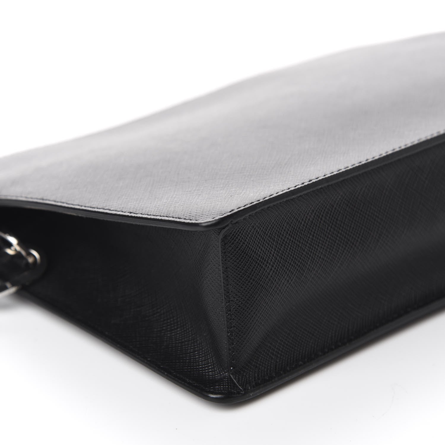 Prada Saffiano Travel Wristlet Clutch Black 6 of 11