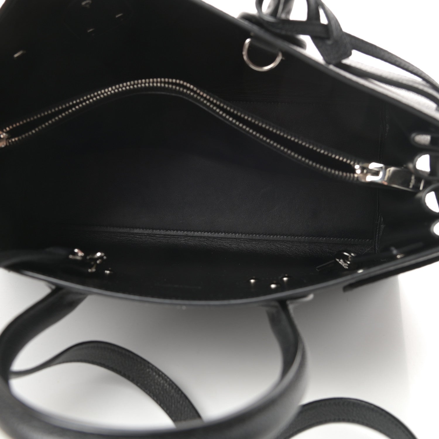 Saint Laurent Grained Calfskin Small Sac De Jour Black 5 of 11