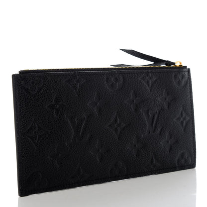 Louis Vuitton Empreinte Felicie Chain Wallet Zippered Insert Black 3 of 6