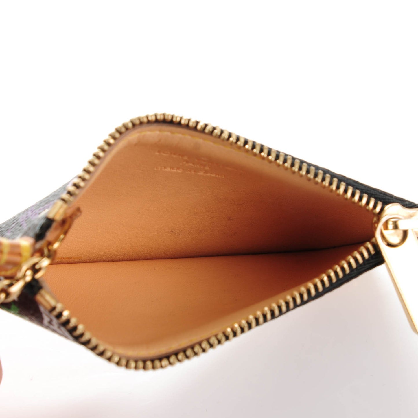 Monogram Multicolor Key Pouch Black
