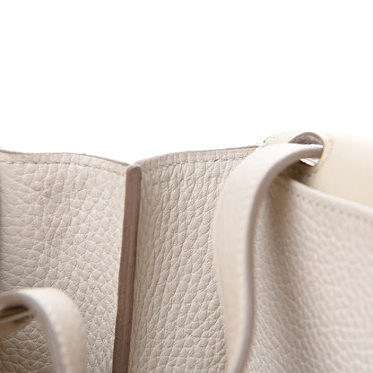 Hermes Taurillon Clemence Halzan 31 GM Craie 7 of 10