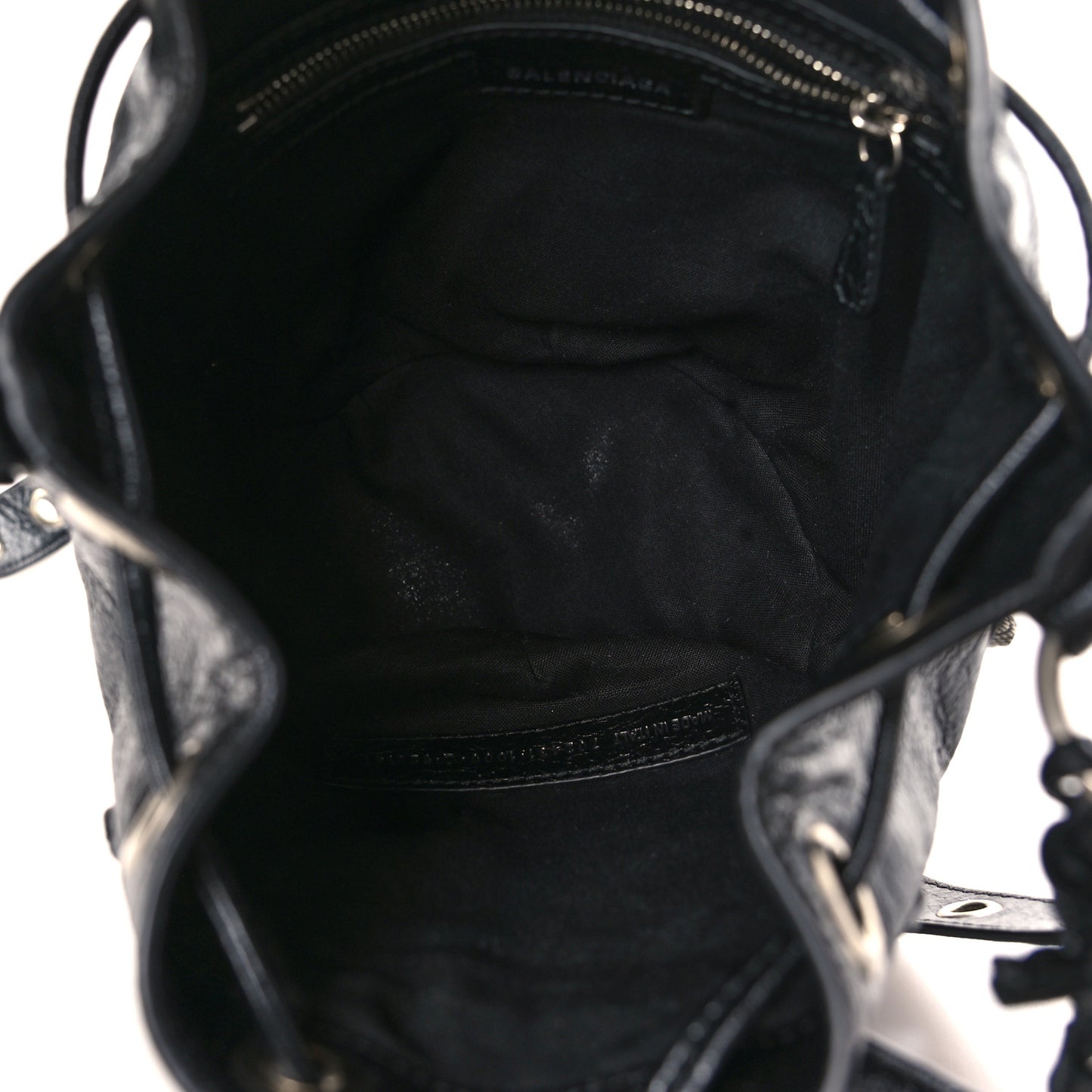 Agneau Arena Le Cagole Bucket Bag XS Black