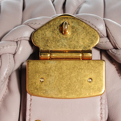 Miu Miu Nappa Matelasse Top Handle Bag Mughetto 9 of 11