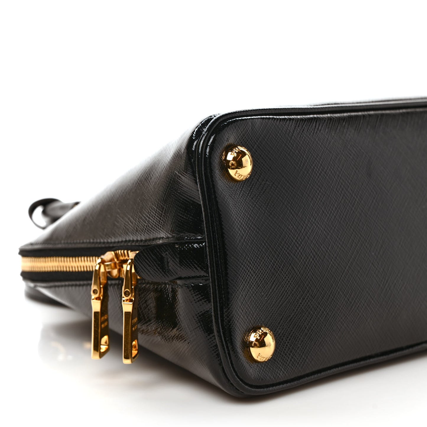 Saffiano Vernice Small Promenade Tote Black