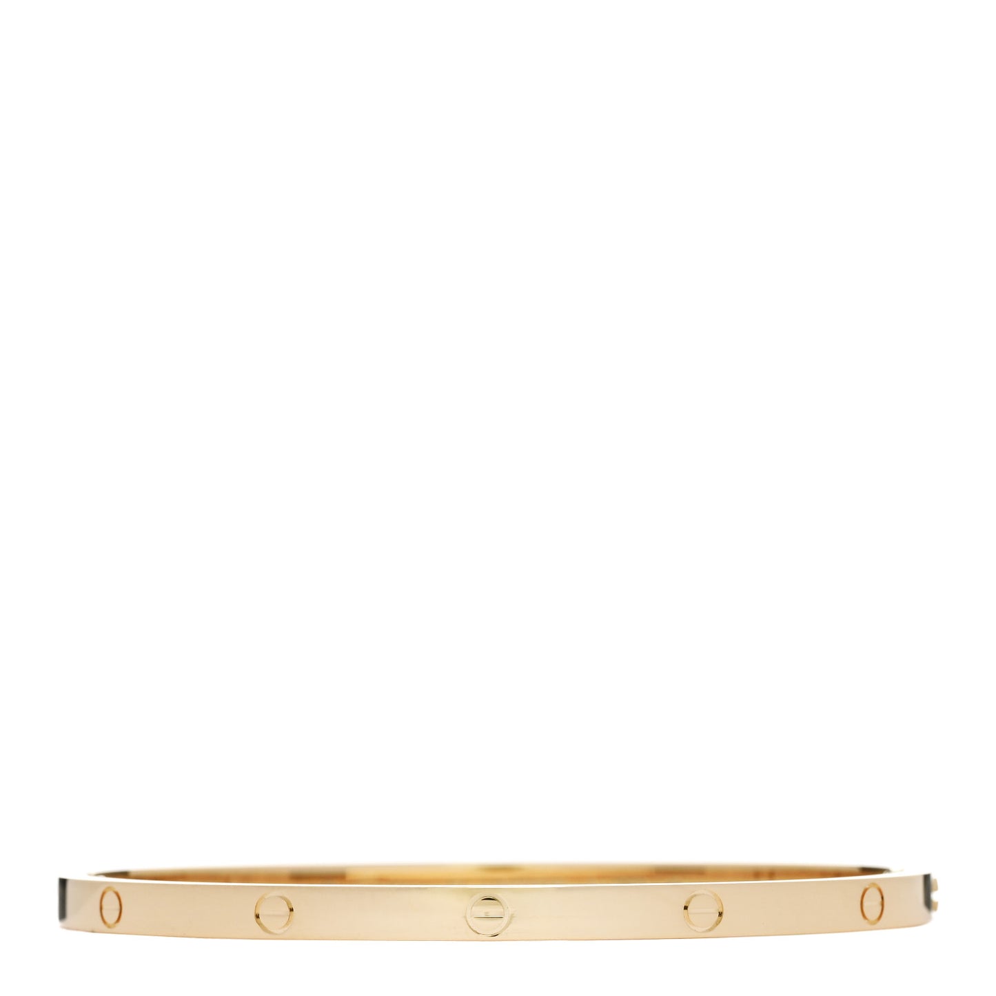 18K Yellow Gold Small LOVE Bracelet 17