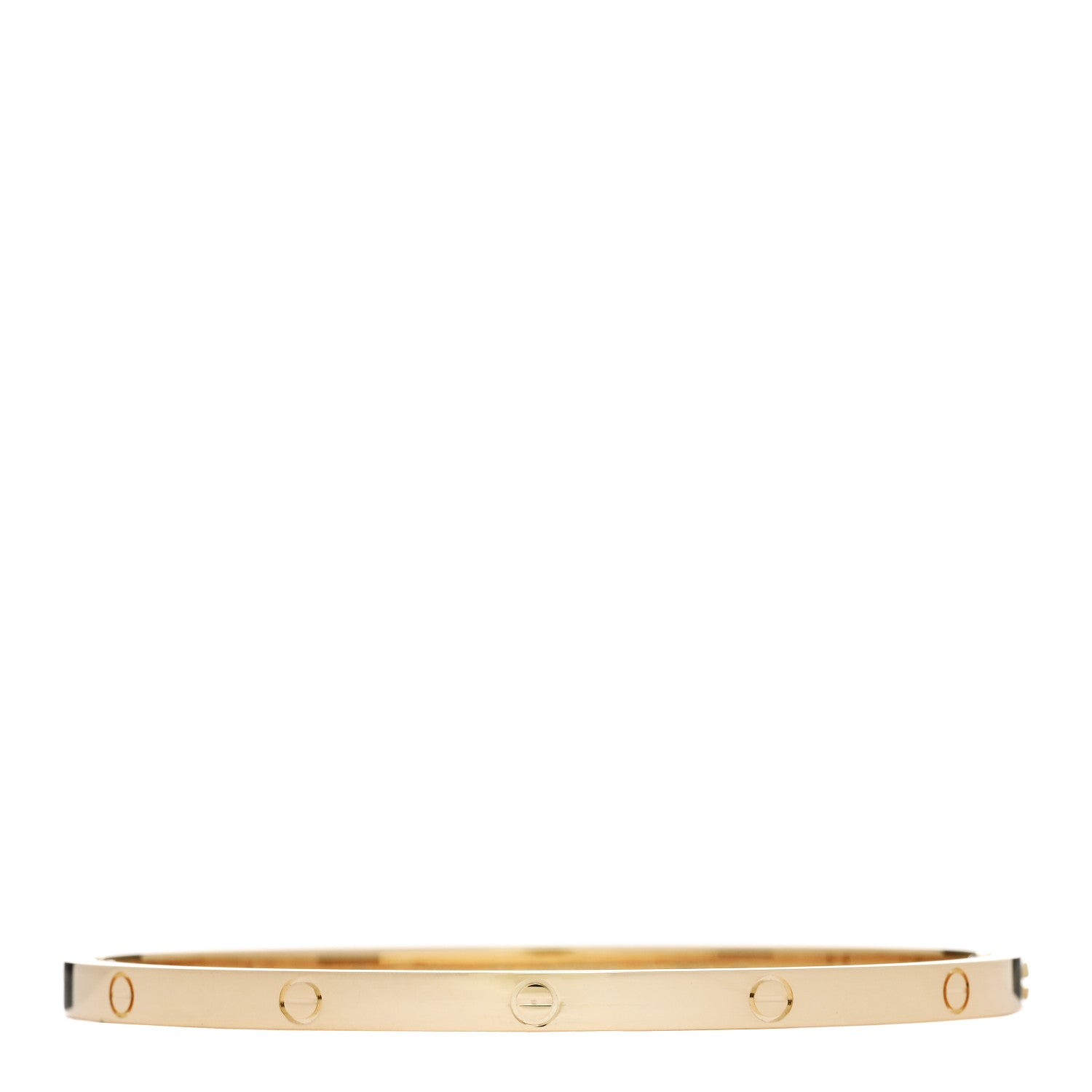 Cartier 18K Yellow Gold Small LOVE Bracelet 17 1 of 8