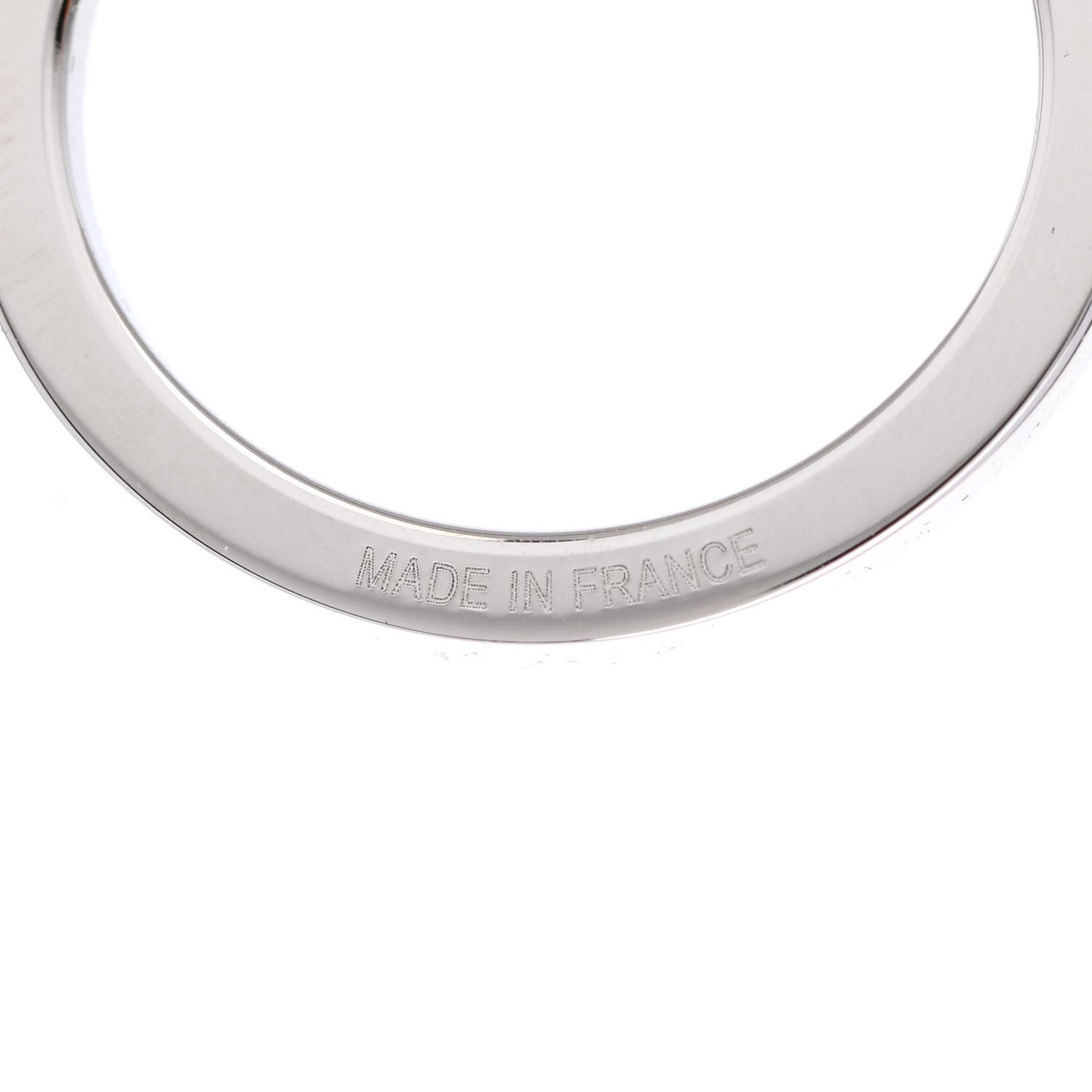 Palladium Coeur Scarf Ring Black