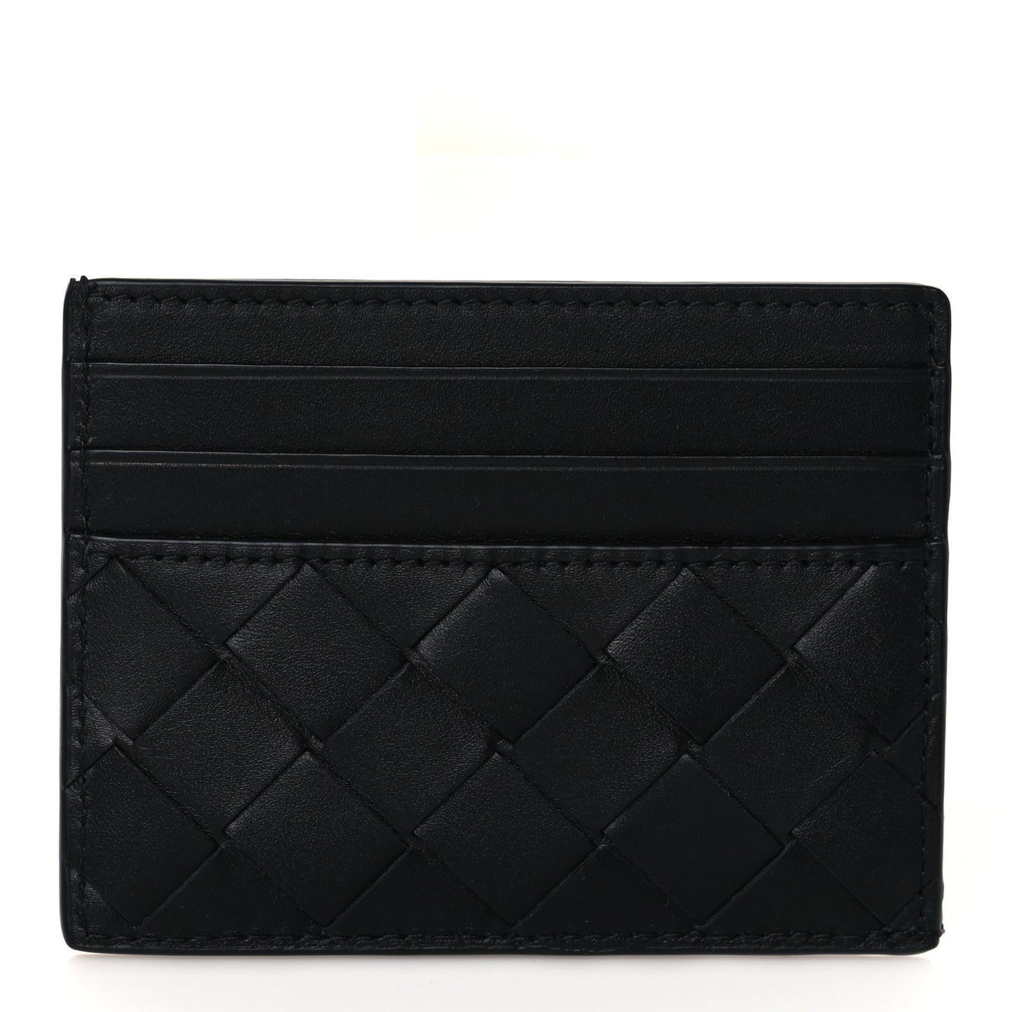 Intrecciato Card Holder Black