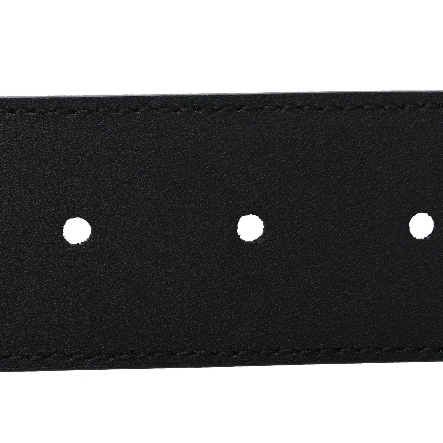 Textured Dollar Calfskin 40mm Belt 85 34 Black