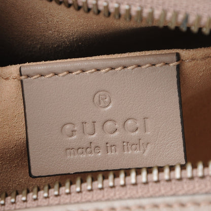 Gucci Calfskin Matelasse Mini GG Marmont Chain Shoulder Bag Porcelain Rose 6 of 8