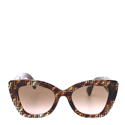 Fendi Acetate F is Fendi FF 51mm Cat Eye Sunglasses 0327/S Tortoise Camouflage 4 of 8