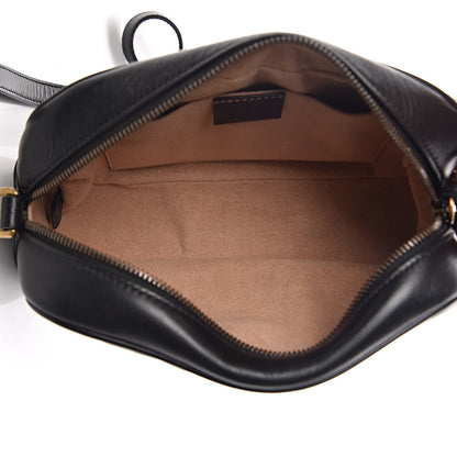 Gucci Calfskin Matelasse Small GG Marmont Chain Shoulder Bag Black 5 of 11
