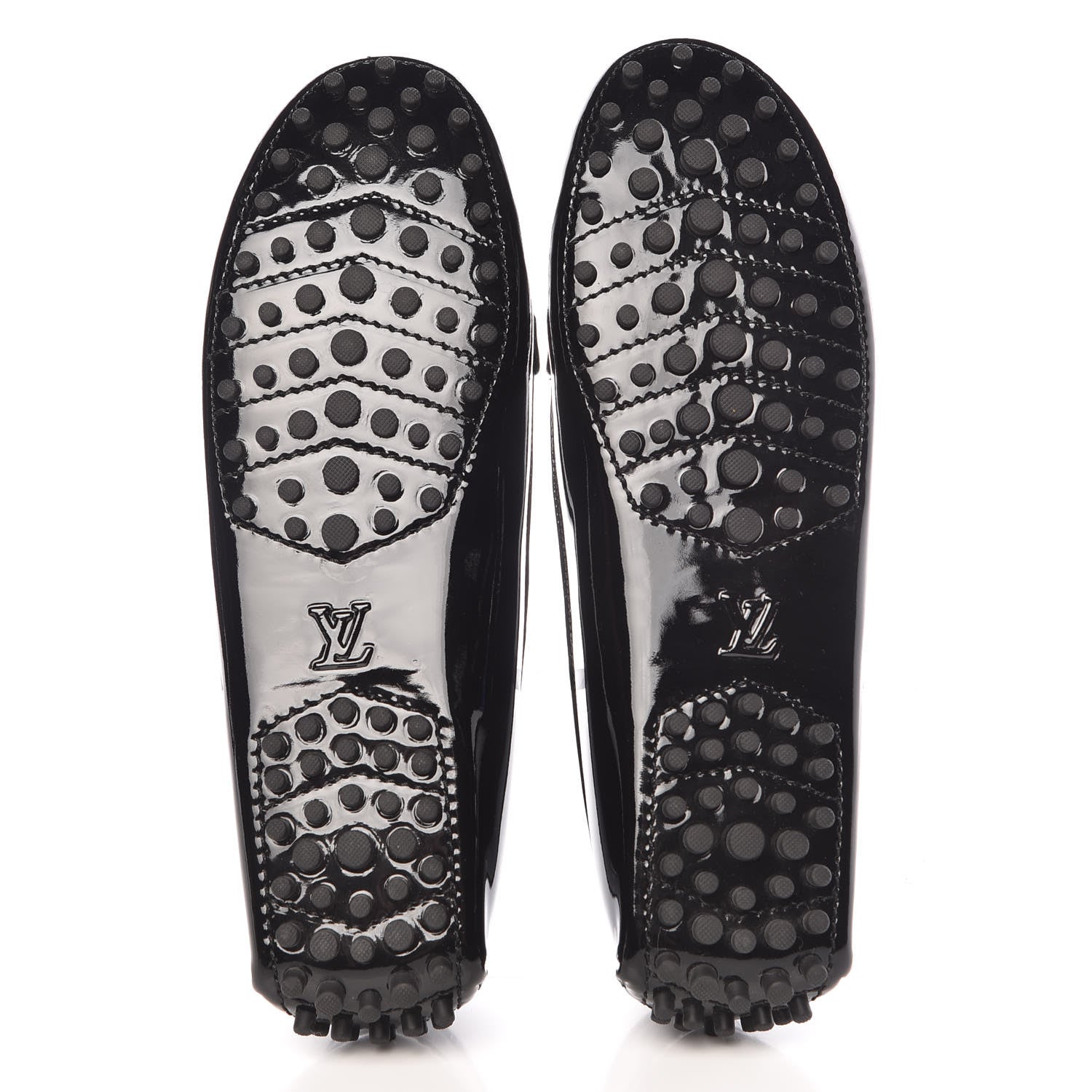 Louis Vuitton Patent Calfskin Farewell Flat Loafer 40 Black 5 of 8