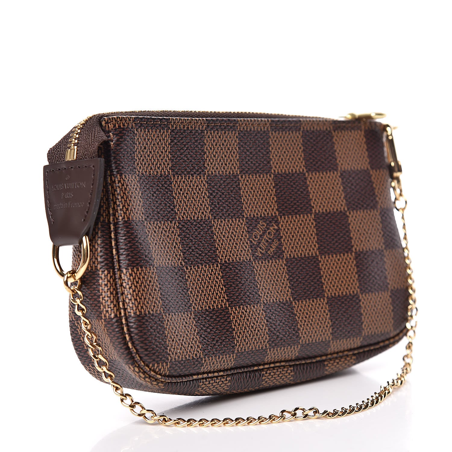 Louis Vuitton Damier Ebene Mini Pochette Accessories 3 of 9