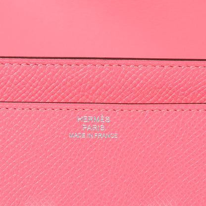 Hermes Epsom Constance Long Wallet Rose Azalee 6 of 10