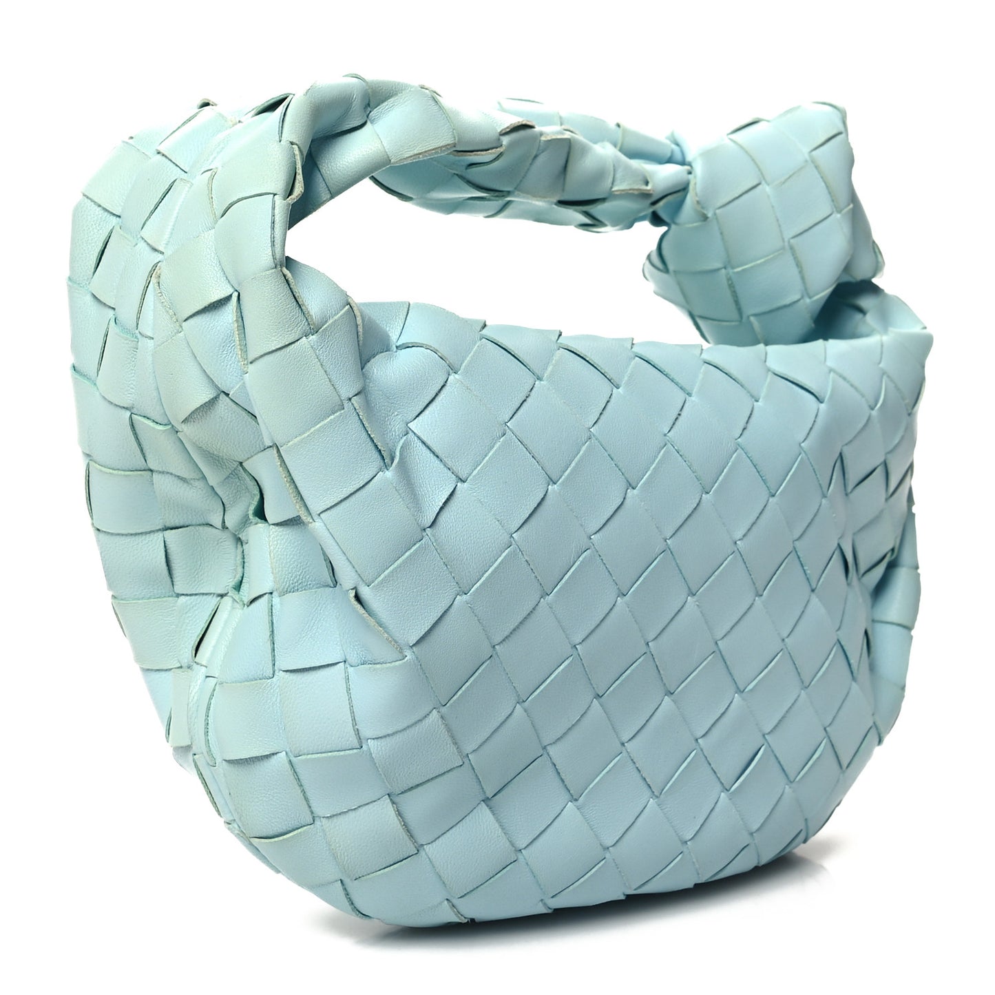 Nappa Intrecciato Mini Jodie Teal Washed