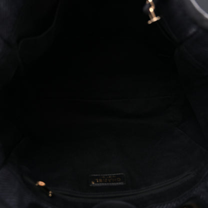 Chanel Mixed Fibers Calfskin Small Deauville Tote Black 4 of 12