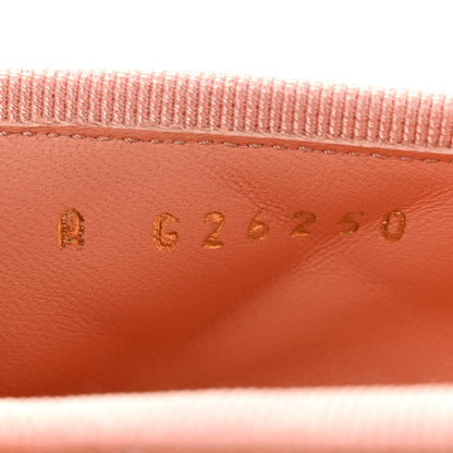 Chanel Suede Kidskin Quilted Cap Toe CC Ballerina Flats 38.5 Light Orange 9 of 10