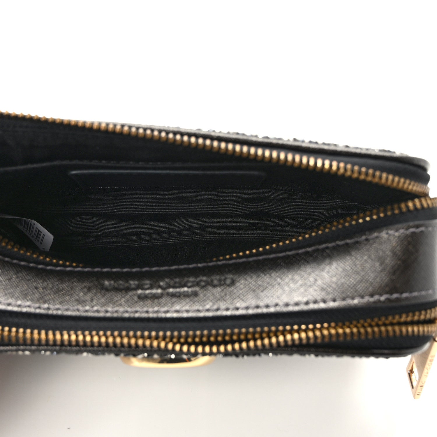 Marc Jacobs Crystal Calfskin Snapshot Camera Bag Grey 5 of 15