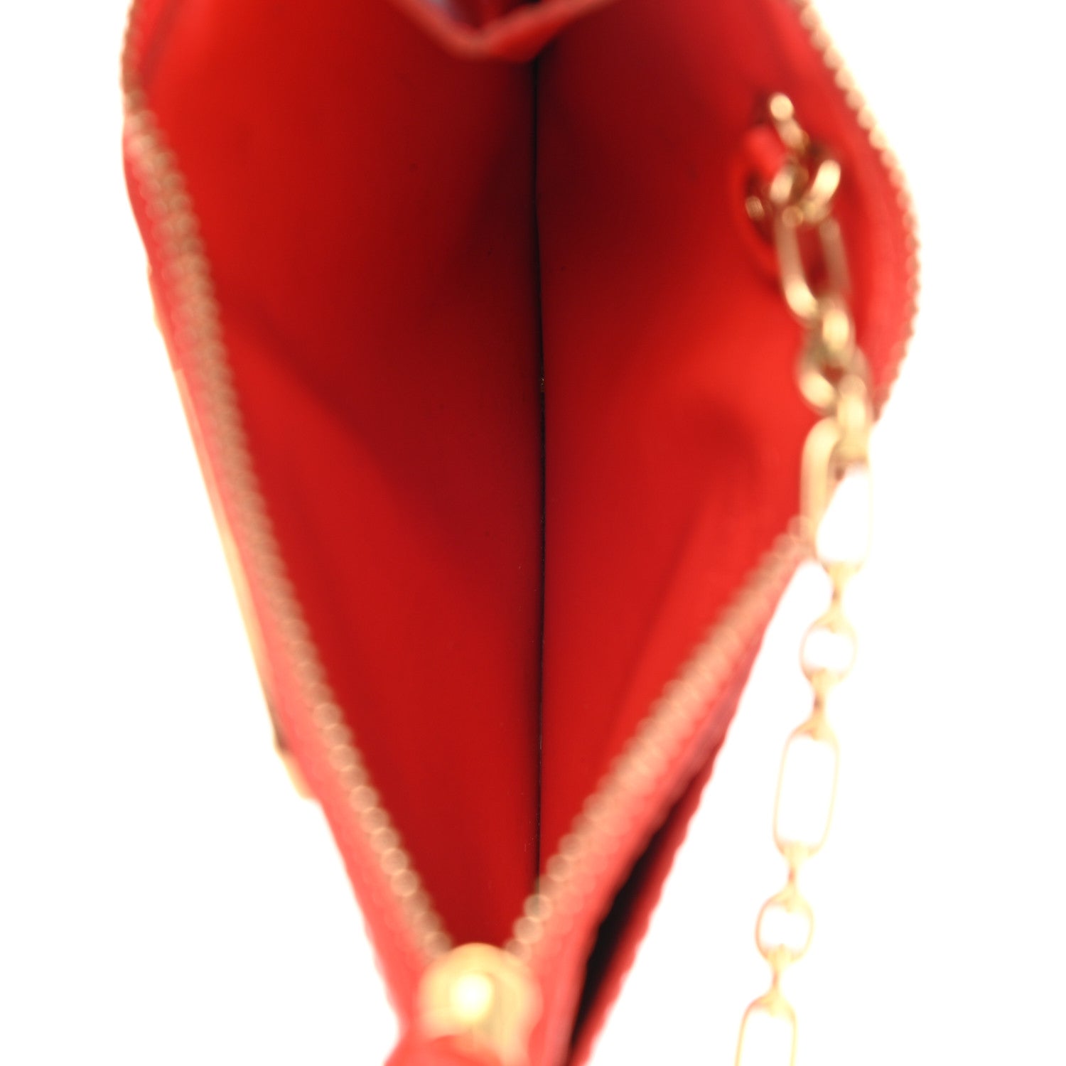 Louis Vuitton Vernis Key Pouch Orange Sunset 5 of 6