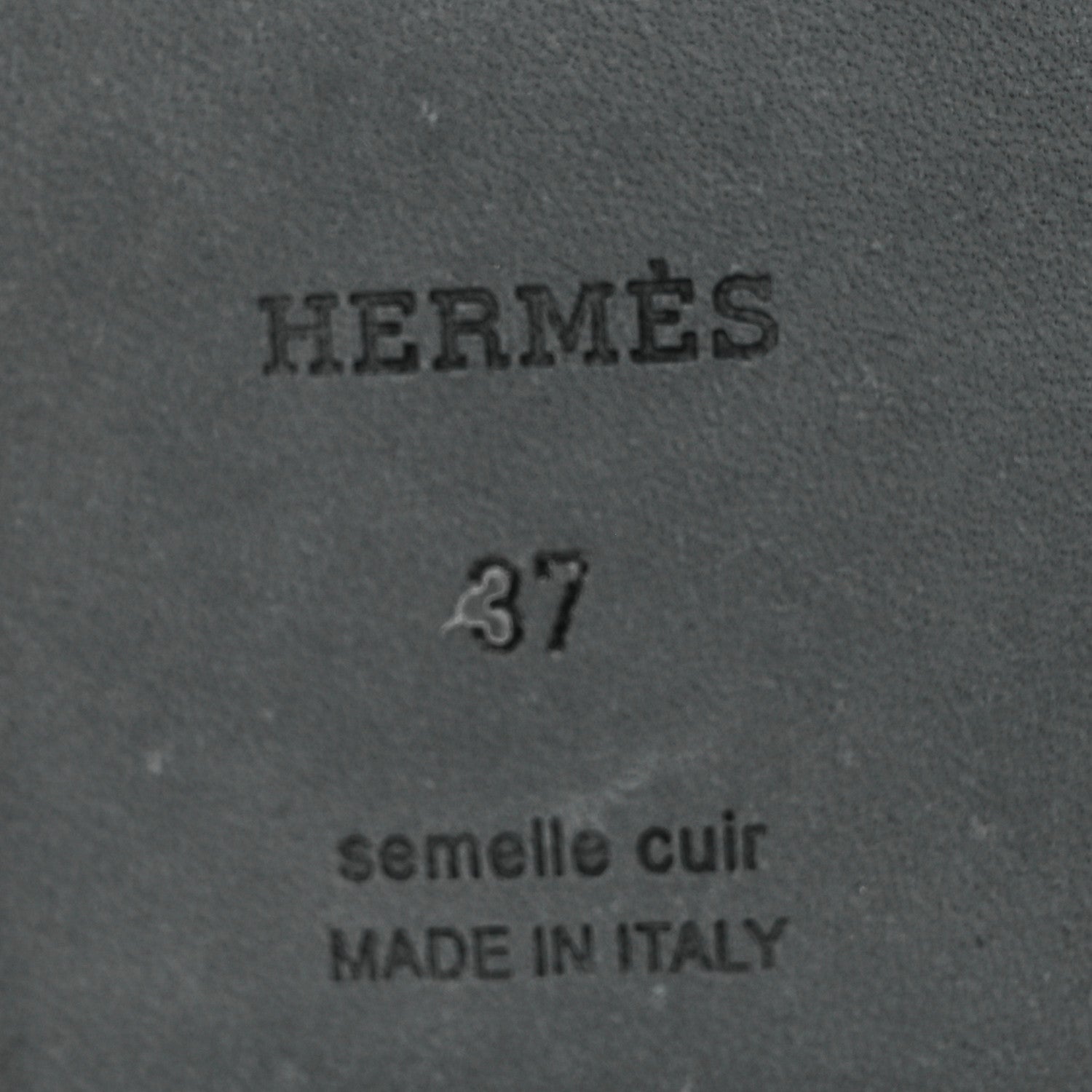 Hermes Metallic Nappa Oran Sandals 37 Argent 6 of 9