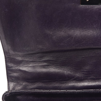 Chanel Glazed Calfskin Quilted Mademoiselle Bag Dark Purple 8 of 14