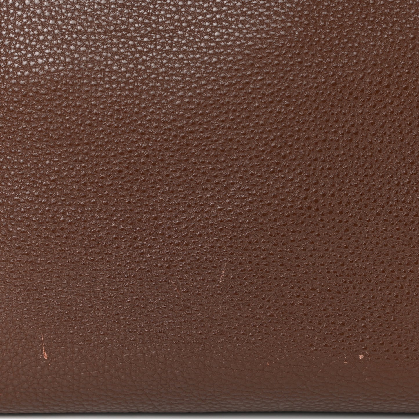 Vitello Daino Double Pocket Shoulder Bag Bruciato