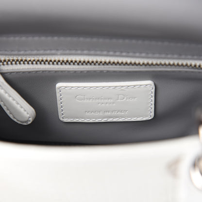 Christian Dior Patent Micro-Cannage Mini Lady Dior White 6 of 13
