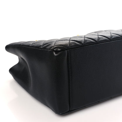 Chanel Caviar Quilted Grand Shopping Tote GST Black 8 of 9