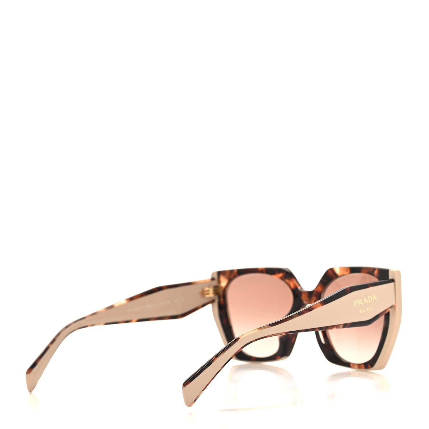 Prada Acetate Sunglasses SPR 15W-F Tortoise Caramel Powder 4 of 6