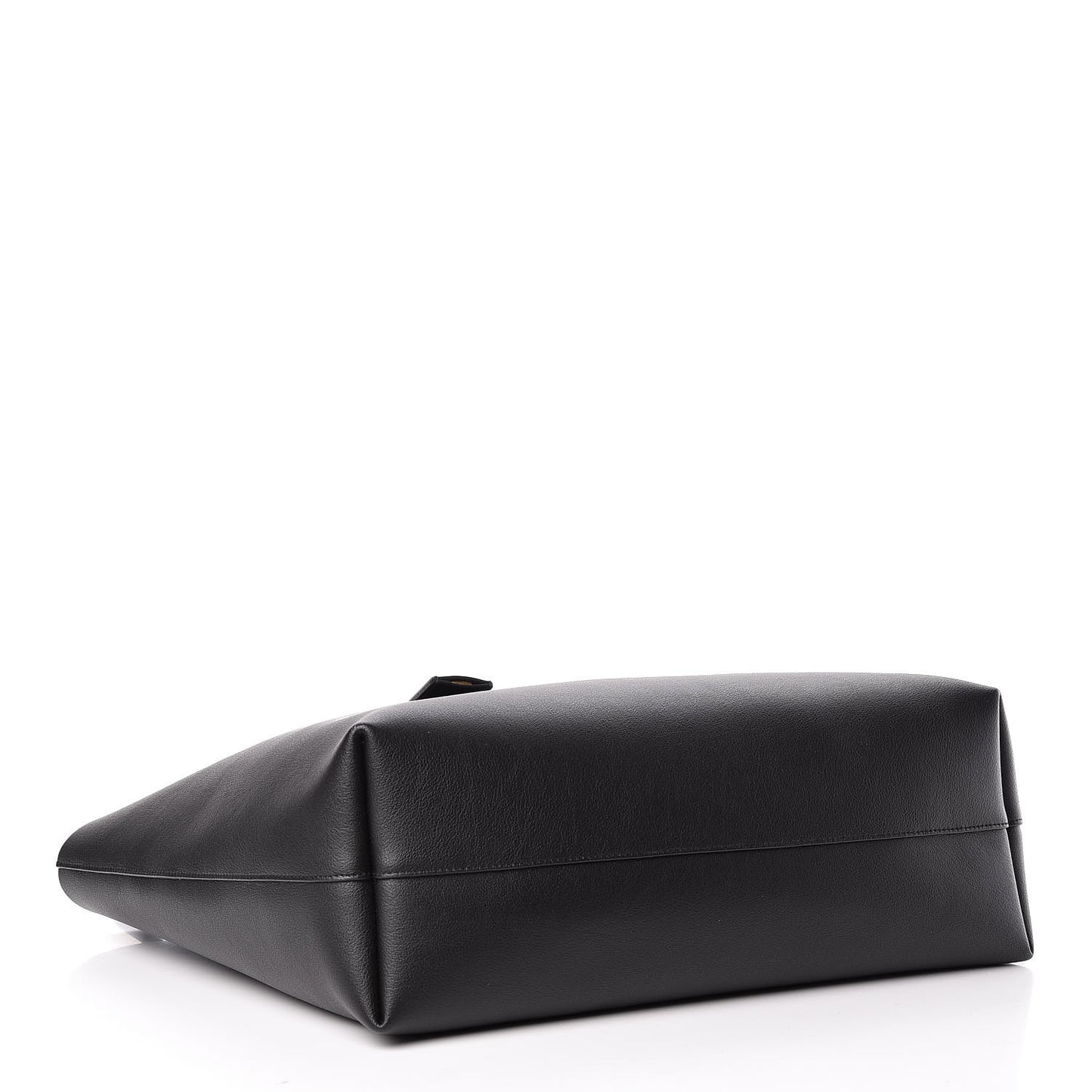 Calfskin Large Shopping Tote Black