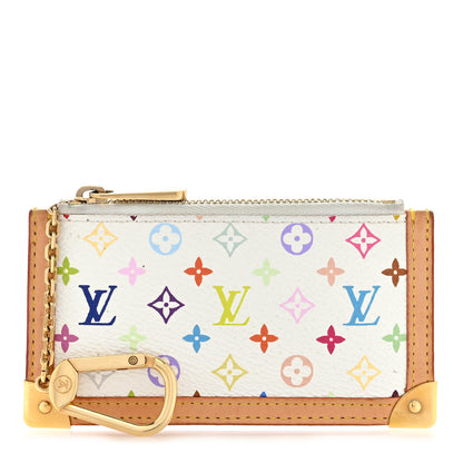 Louis Vuitton Monogram Multicolor Key Pouch White 1 of 6