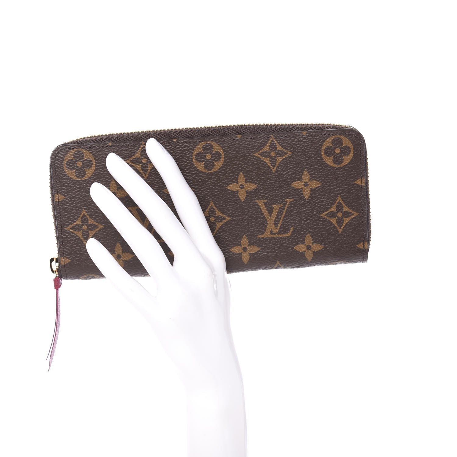 Louis Vuitton Monogram Clemence Wallet Fuchsia 2 of 8