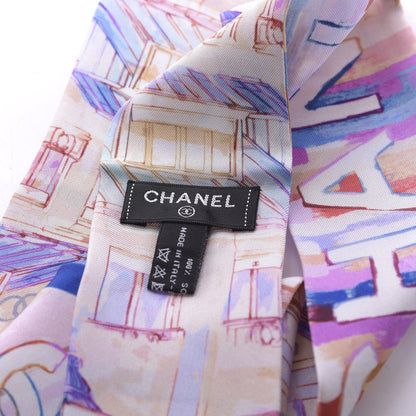 Chanel Silk Twill Slim Bandeau Scarf Rose 3 of 3