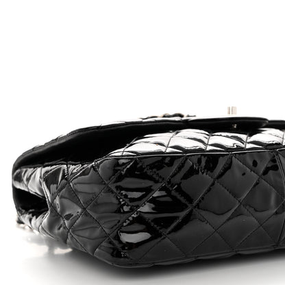 Chanel Patent Quilted Jumbo Single Flap Black 8 of 9