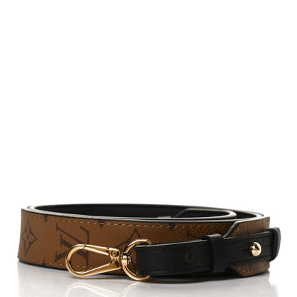 Louis Vuitton Reverse Monogram Bandouliere Shoulder Strap XL Black 1 of 6