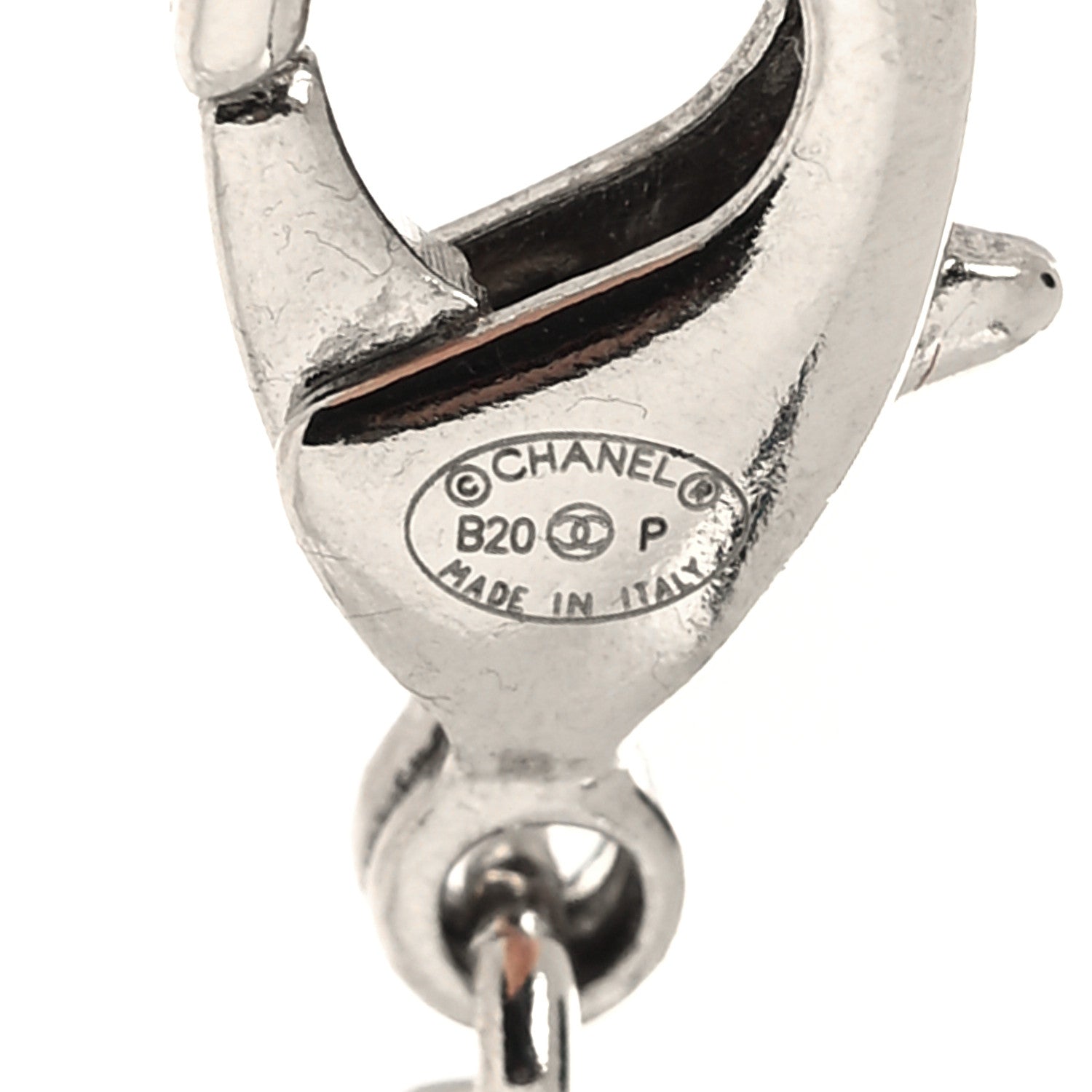 Chanel Pearl CC Star Long Necklace Silver 5 of 5