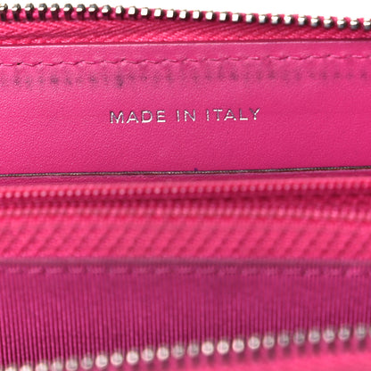 Chanel Caviar Quilted Small Zip Around Wallet Pink 8 of 9