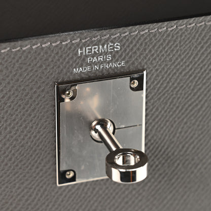 Hermes Epsom Kelly Sellier 28 Gris Misty 6 of 11