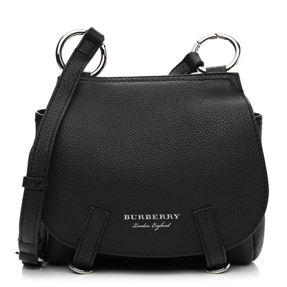 Burberry Soft Grain Calfskin Baby Bridle Saddle Bag Black 1 of 12