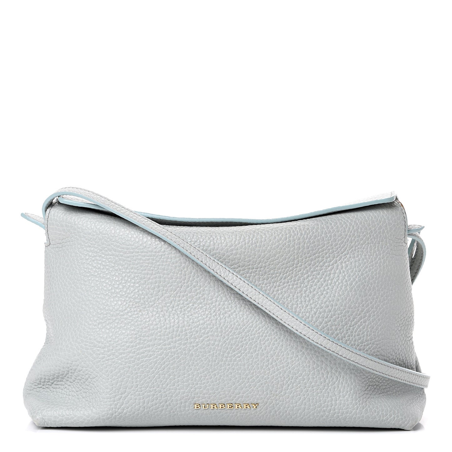 London Grainy Calfskin Small Leah Sky Blue