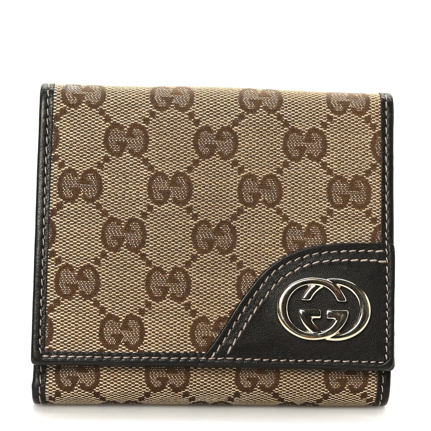 Monogram New Britt French Wallet Dark Brown