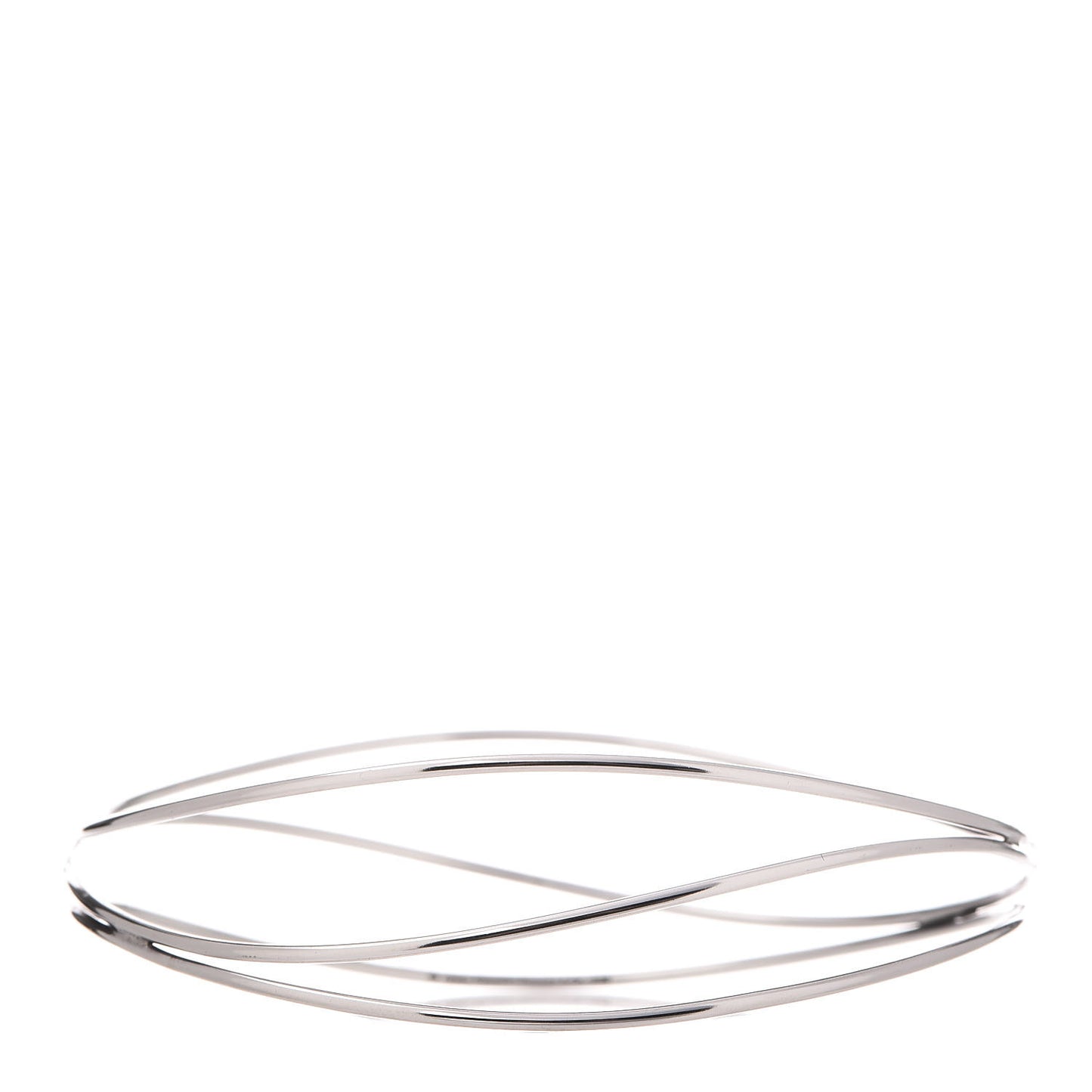 Sterling Silver Elsa Peretti Three Row Wave Bracelet