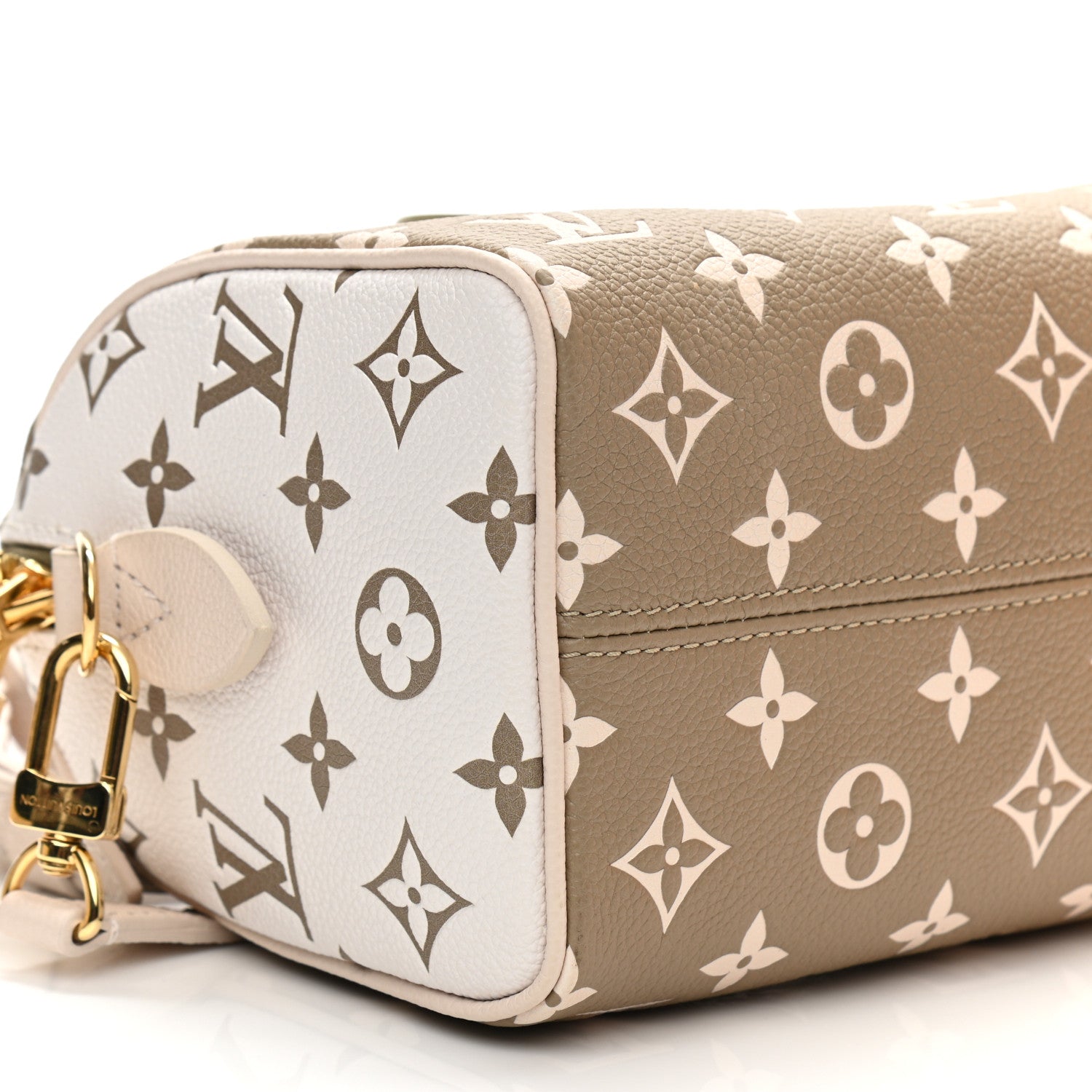 Louis Vuitton Empreinte Monogram Spring in the City Speedy Bandouliere 20 Kaki Beige Cream 8 of 11
