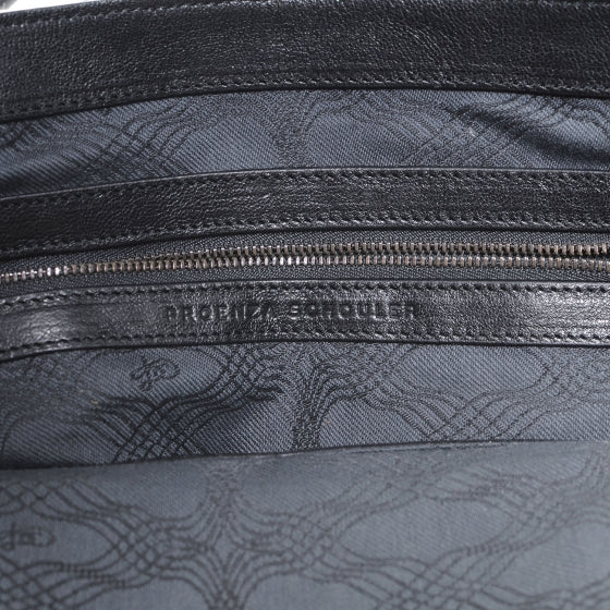 Canvas and Python Embossed Leather PS1 Small Keep All