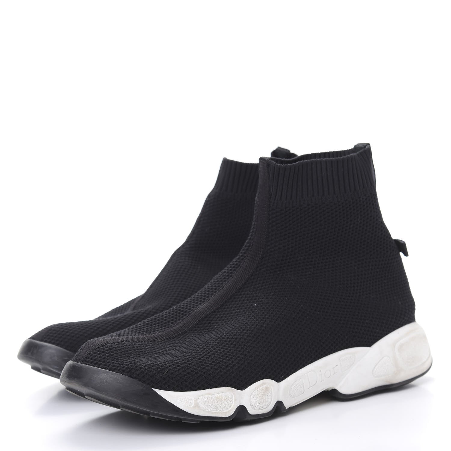 Christian Dior Technical Canvas Fusion High Top Sneakers Black 37.5 3 of 10