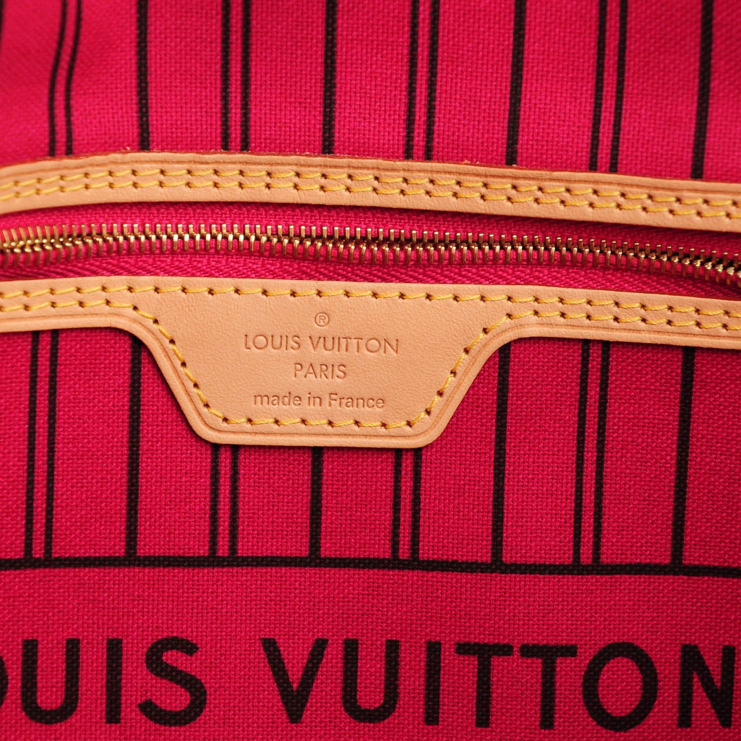 Louis Vuitton Monogram Saint Tropez V Neverfull MM Rose Indien 7 of 9