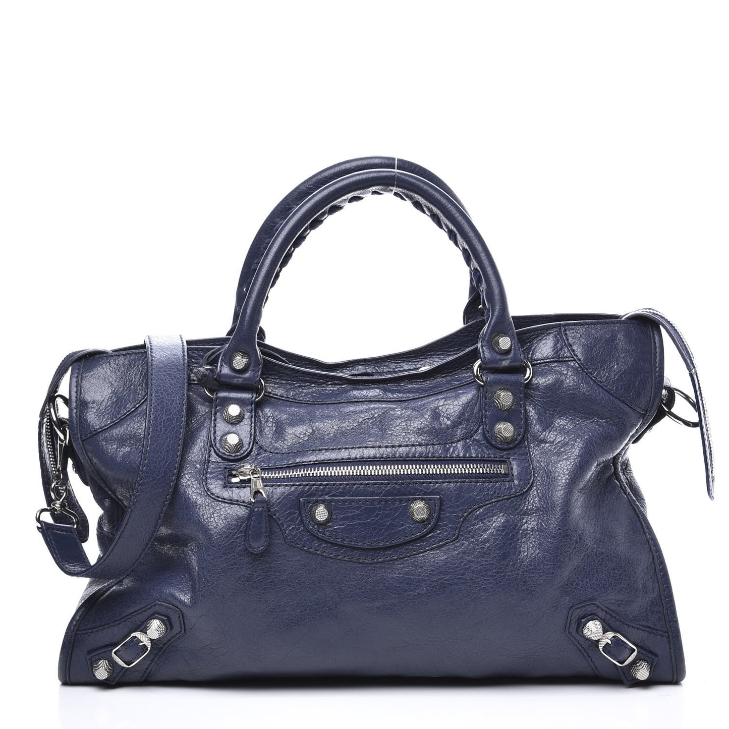 Agneau Giant 12 Silver Hardware City Gris Chartreux