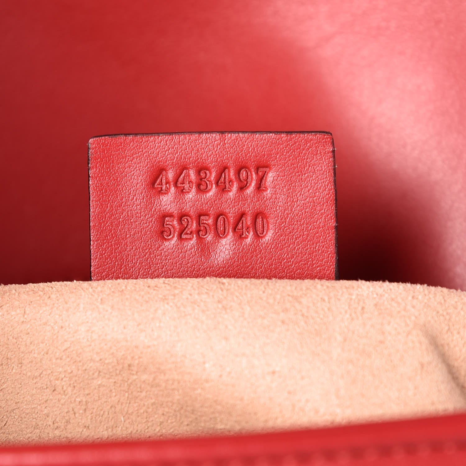 Gucci Calfskin Matelasse Small GG Marmont Shoulder Bag Hibiscus Red 7 of 11